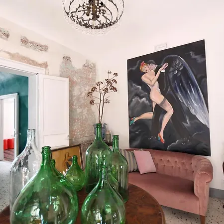 Lägenhet Iflat Casa Bastiana Arte E Tradizione Siciliana Palermo
